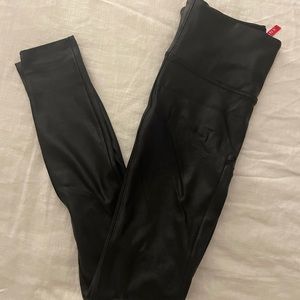 spanx faux leather leggings